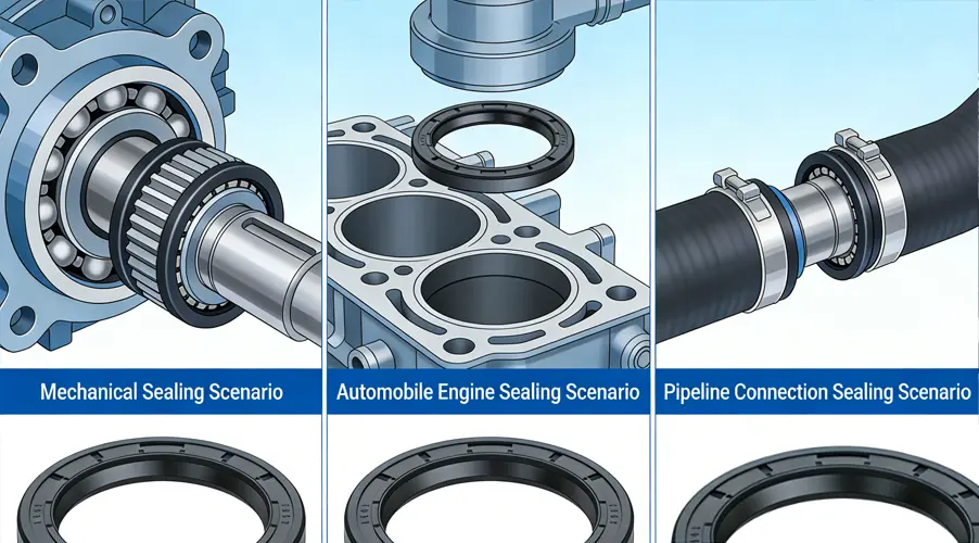 Application scenarios of O-ring rubber seals