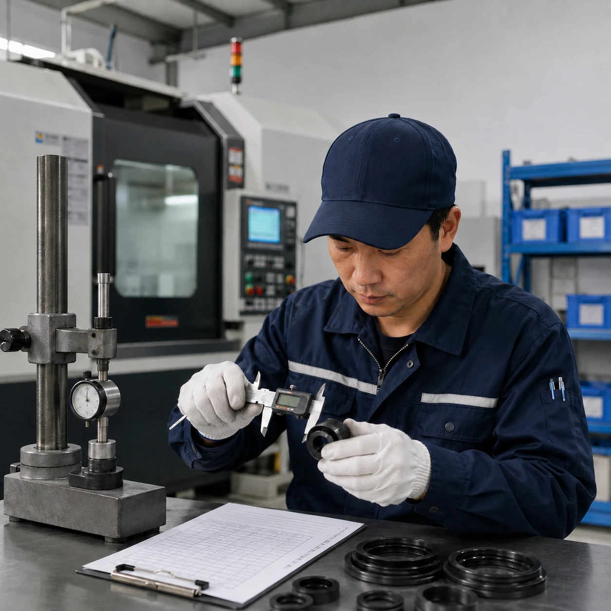 Rubber Component Manufacturing Quality Inspection