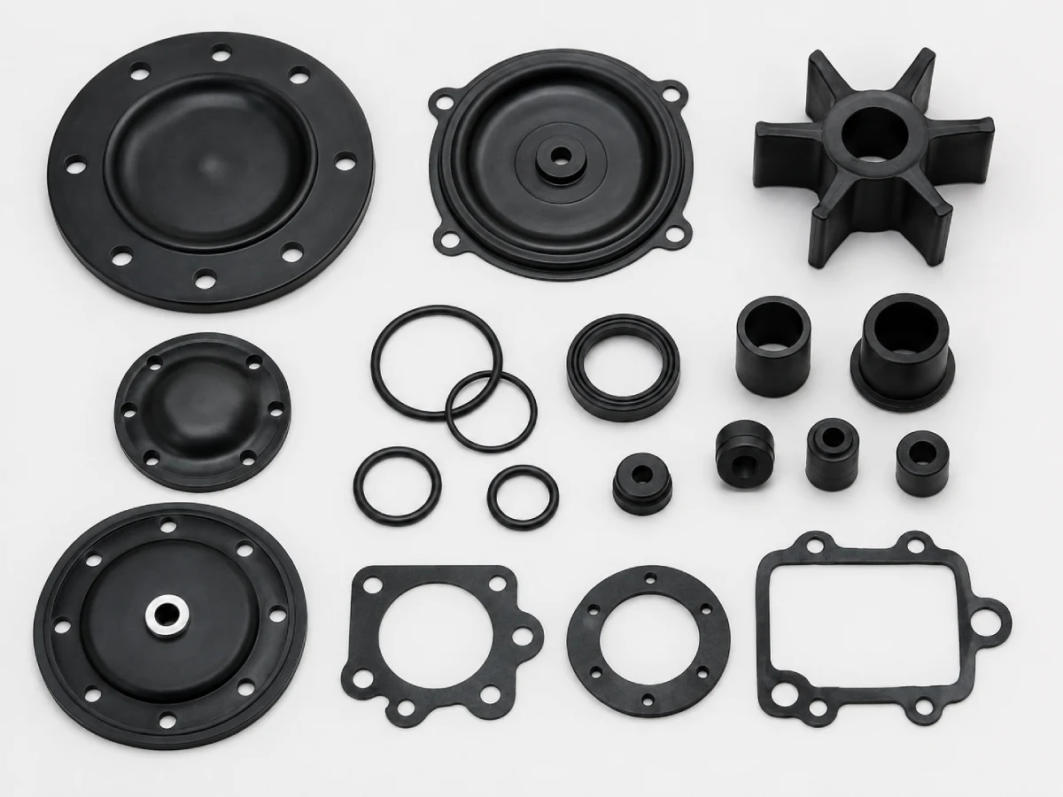 Custom Rubber Pump Parts Manufacturer
